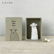 East of India porcelain penguin, matchbox gift, love ewe lots 6100e