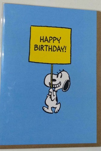 Snoopy birthday card - birthday,