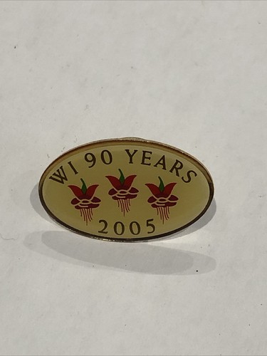 90th year commemorative pin - year,