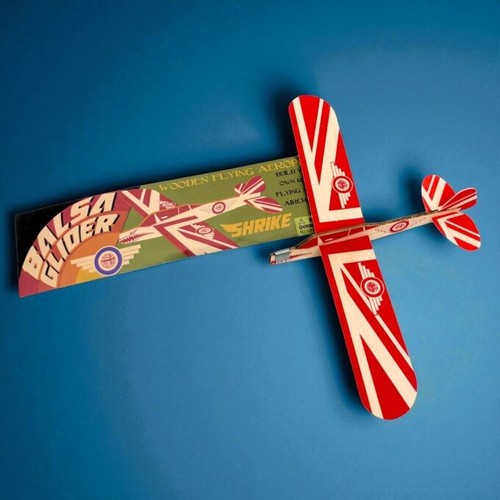 House marbles balsa glider - house,