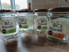 Glass honey jars