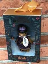 Dcuk Dinky Christmas Stargazing Penguin Purple    - damaged pin