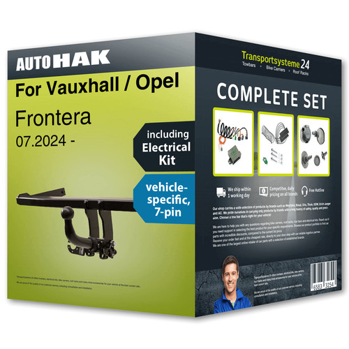 Towbar detachable for vauxhall - towbar,