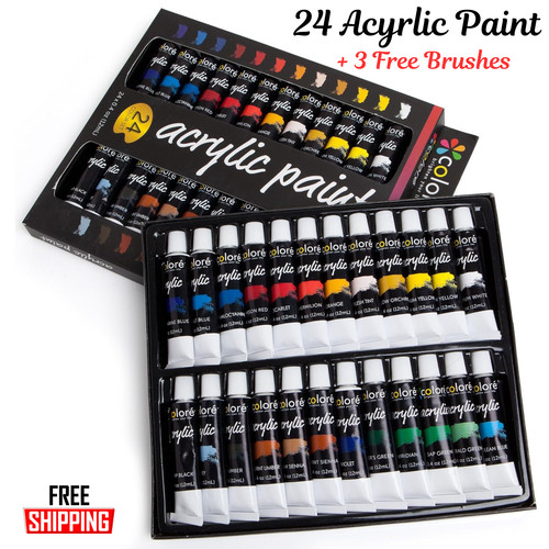 Acrylic paint set - 24, x