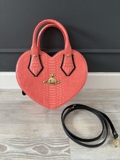 Vivienne Westwood coral Heart Bag