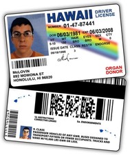 McLovin ID Driver License