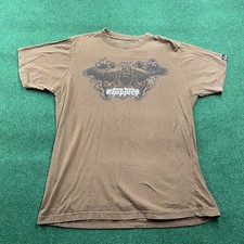 Vintage Orange County Choppers Shirt Mens L Brown Y2K Biker Motorcycle Tee