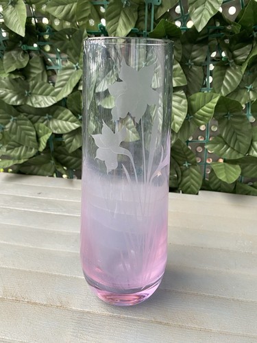 Vase hand blown glass - hand,