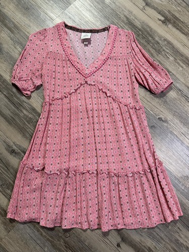 Knox rose boho babydoll dress - rose,