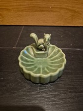Wade Green Squirrel Dish/Pin