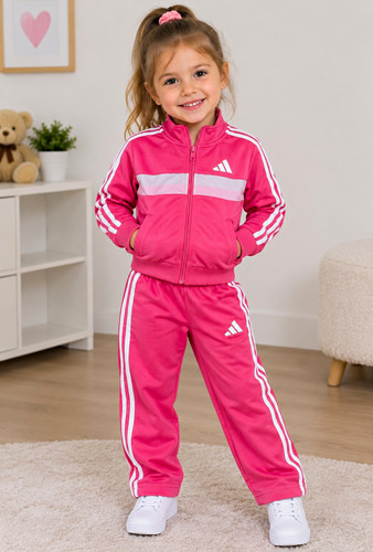 Adidas girls pink white - pink/white, 2pc