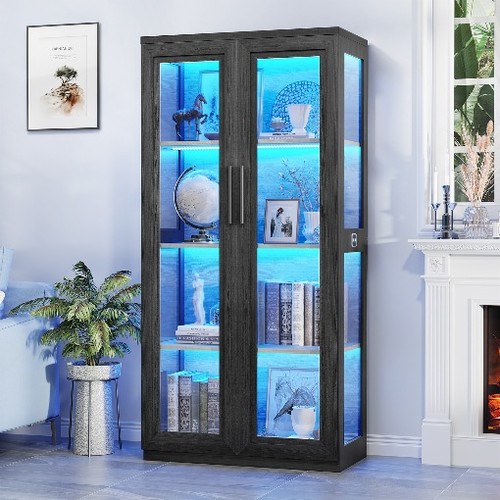 Tier curio cabinet - curio,