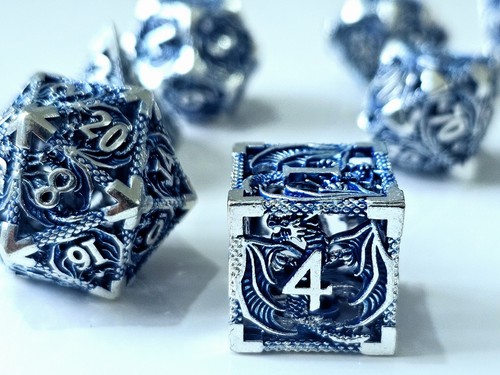 Dnd dragon metal hollow - metal,