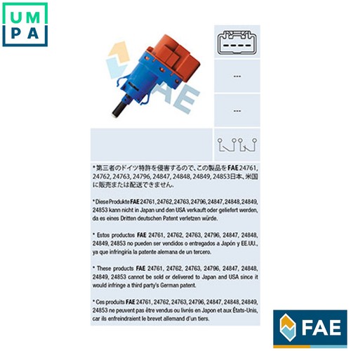 Stop light switch 24796 for - light,