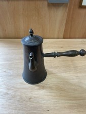 Antique Coffee Pot Rare Side