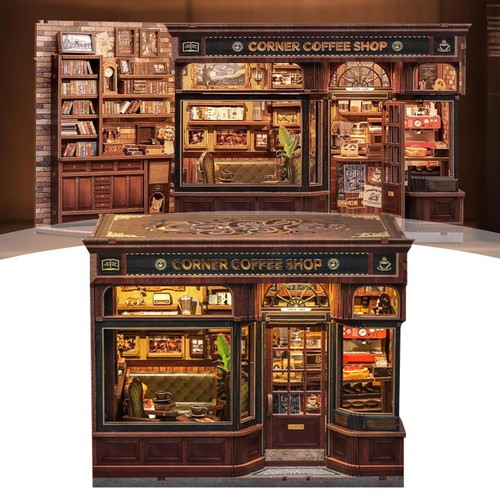 Wooden book nook kit - wooden,