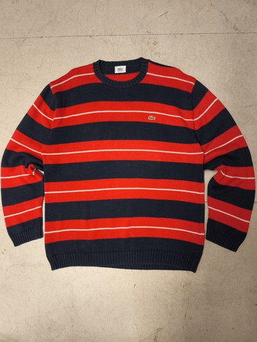 Vintage lacoste striped knit - lacoste,