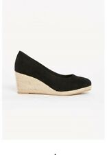 Evans WIDE FIT   Navy Wedges