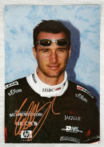 Eddie irvine autographed - eddie,