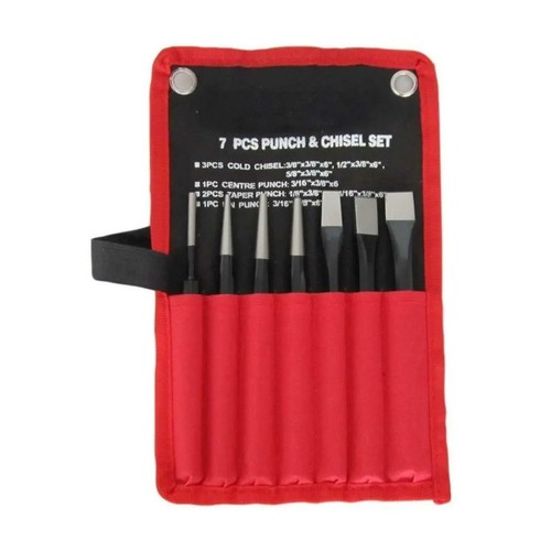 Hilka 7pc punch chisel cold - hilka,