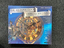 Wrebbit The All Paper Clock-"The Peace Tower" 3D Model Kit-1993-New
