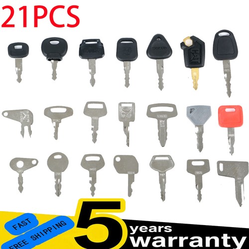 Digger excavator key set - set, 21
