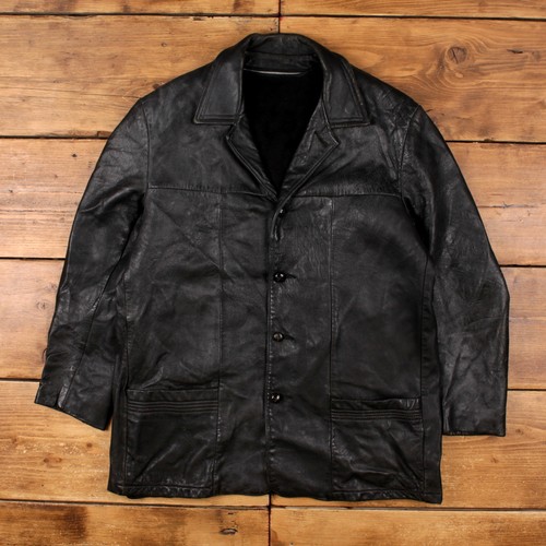 Vintage leather jacket 80s - jacket,
