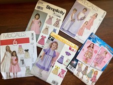 Girls dress patterns Sz 4-8