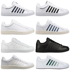 K-Swiss Mens Court Winston Trainers Leather Sneakers Classic Tennis Shoe