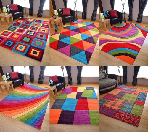 Rainbow rug runner large small - rainbow,