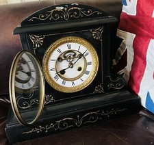 Victorian Black Slate Mantel