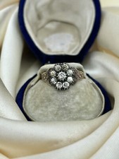 Antique Georgian Paste Cluster Ring in Gold