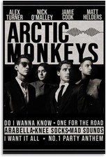 TOPOSTER Arctic Monkeys Poster 30 x 45 cm UNFRAME