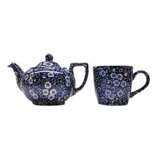 Burleigh Calico Tea Pot & Cup