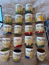 X18 Job Lot Starbucks City/Country Mugs Collectors Series Worldwide- stored well