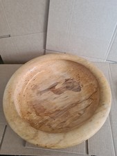 Sycamore Wooden Bowl Hand-Turned Signed  By Artist From 2006 ,11" In Diameter 