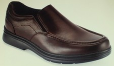 COTTON TRADERS MENS DARK BROWN CORE COMFORT SHOES SIZE 11 NEW BARGAIN