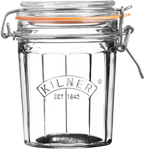 Kilner facetted clip top jar - clip,