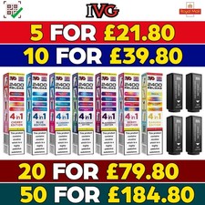 IVG 2400 4-in-1 Reload Refill Prefilled Pods | 20mg | 45 Edition Flavours