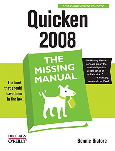 Quicken 2008 the missing - quicken,