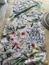 M&S Cream Flowered Scarf Shawl