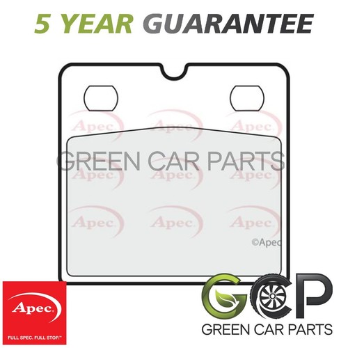 Apec rear brake pads set - apec, fits