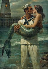 Sailor and Mermaid Romantic