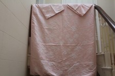 11027d Beautiful Pink Damask Duvet Cover & 2 Pillowcases King Size Unused