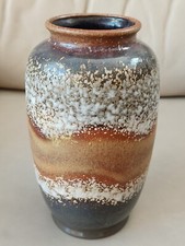 Large Dümler & Breiden MCM West German Foamy Textured Fat Lava Vase 484-26