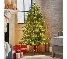8ft -Santa's Best 16 Function PreLit Christmas Tree - Natural