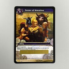 CENTRE OF ATTENTION WOW WORLD OF WARCRAFT TCG UNUSED GLADIATORS LOOT CARD 2/3