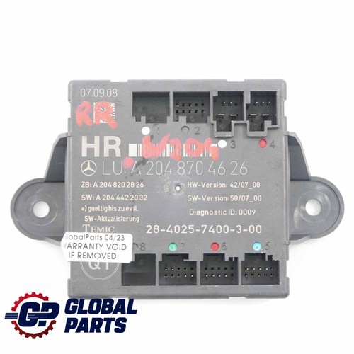 Door module mercedes w204 rear - module,