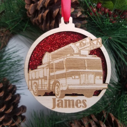 Fire engine christmas tree - fire,