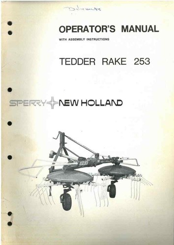 New holland tedder - new, 253
